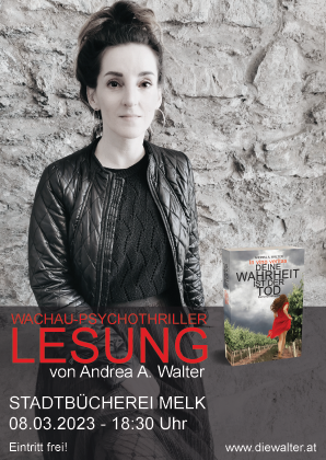 Andrea A. Walter - Plakat Lesung
