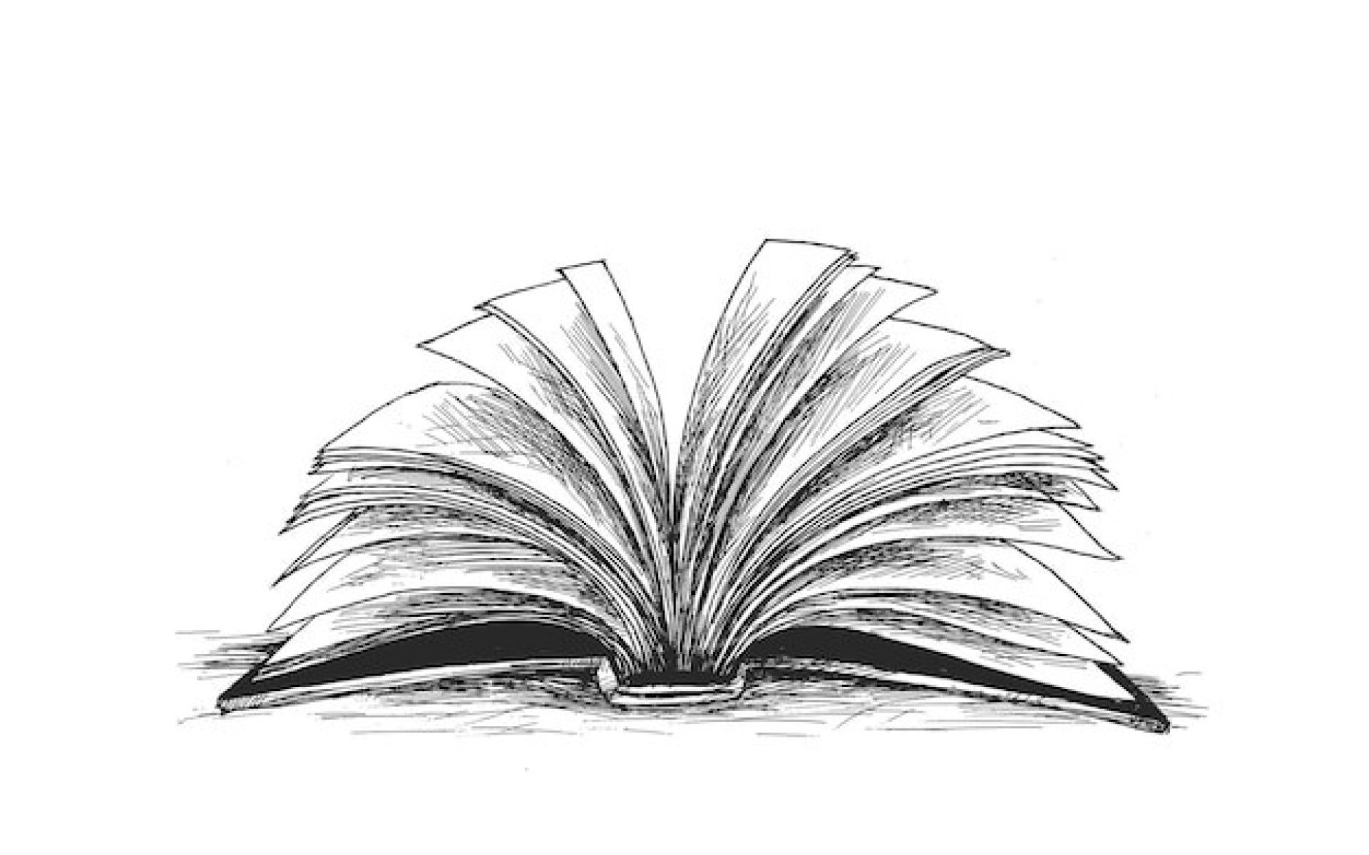 Grafik: aufgeschlagenes Buch