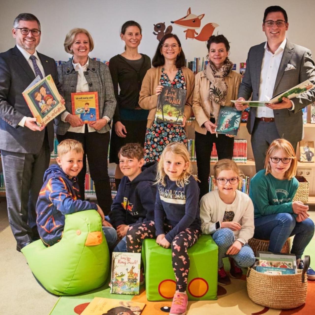 Eröffnung Stadtbücherei Melk mit Landesrat Schleritzko 23.4.2022
