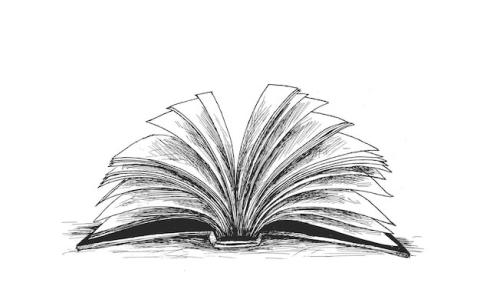 Grafik: aufgeschlagenes Buch